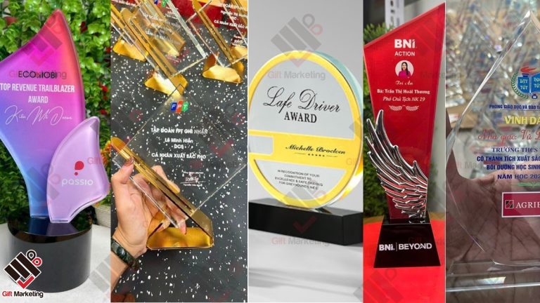 5 mẫu cúp kỷ niệm chương được đặt nhiều nhất trong năm 2025