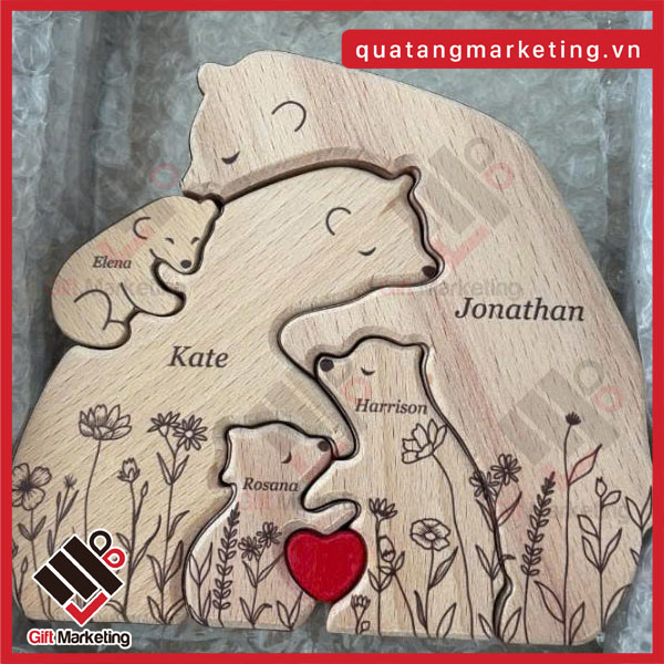 Tranh ghép hình bằng gỗ - Quà tặng cho trẻ ý nghĩa