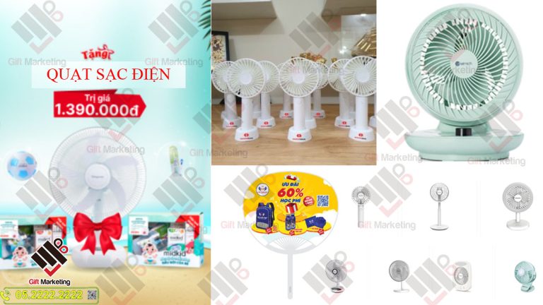 Top 6 quạt cầm tay – quà tặng quảng cáo “mát lòng” doanh nghiệp mùa nóng
