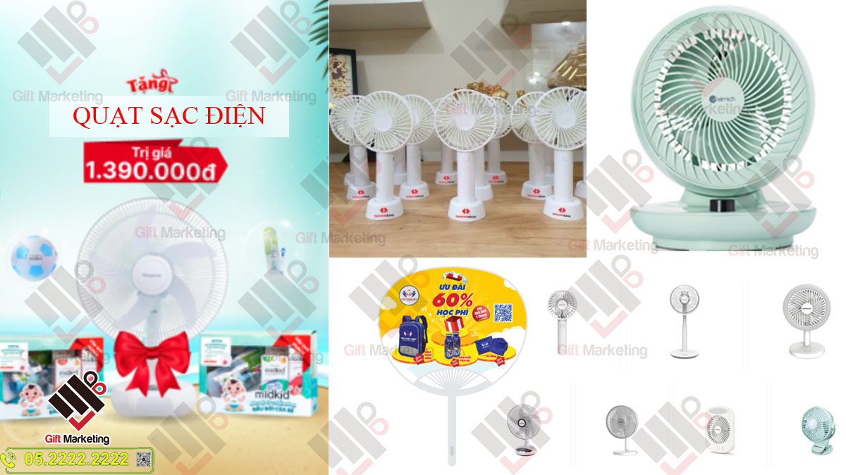 Top 6 quạt cầm tay – quà tặng quảng cáo “mát lòng” doanh nghiệp mùa nóng