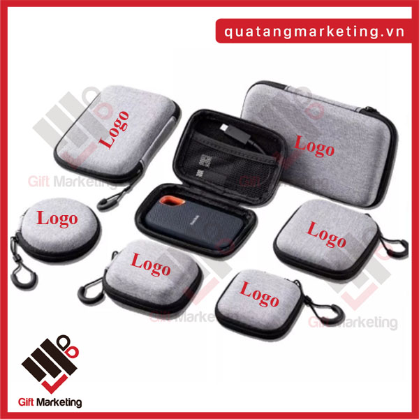 Cao Minh gift - Chuyên cung cấp túi đựng phụ kiện điện thoại (cáp, tai nghe) in ấn theo yêu cầu làm quà tặng công nghệ cho doanh nghiệp