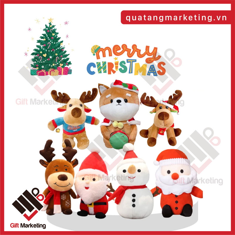 Cao Minh gift - Chuyên cung cấp Gấu Noel số lượng lớn giá tốt cho sự kiện tặng quà Giáng sinh của doanh nghiệp.