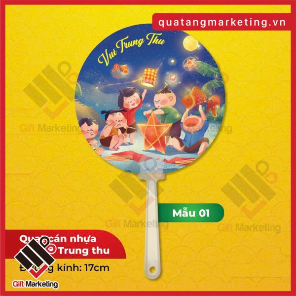 Cao Minh gift - Chuyên sản xuất Quạt nhựa Trung thu in ấn theo yêu cầu làm quà tặng sự kiện