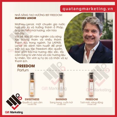 Bộ sưu tập nước hoa FREEDOM – Tự tin, quyến rũ, mang tinh thần châu Âu hiện đại