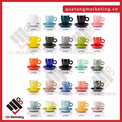 Bảng màu ly latte sứ Bát Tràng độc quyền – Gợi cảm hứng thiết kế cho mọi phong cách quán