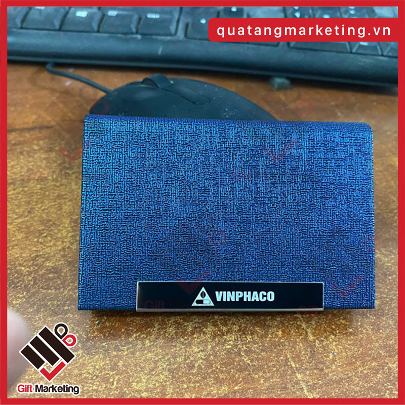 hộp đựng name card in logo Vinphaco theo yêu cầu - Đặt làm sll giá tốt tại Cao Minh gift