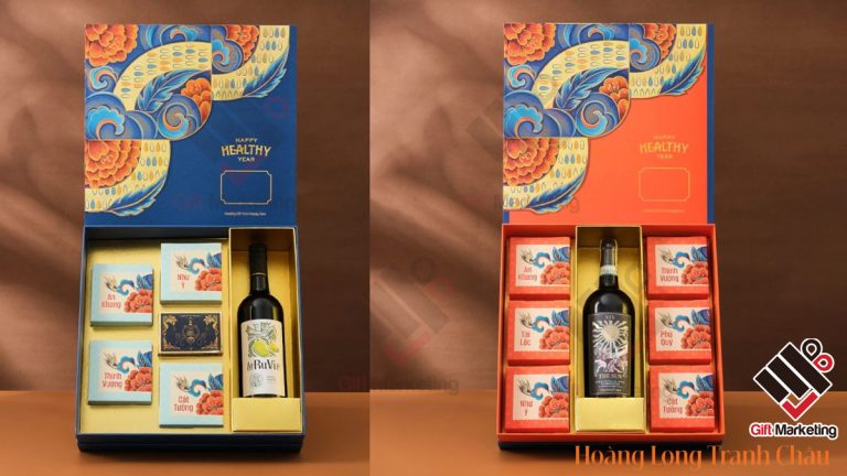 Hộp đựng quà Tết Hoàng Long Tranh Châu 2026: Biểu tượng của Bình An và Sum Vầy