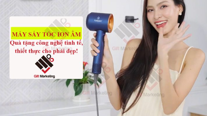 Máy sấy tóc ion âm – Quà tặng công nghệ tinh tế, thiết thực cho phái đẹp