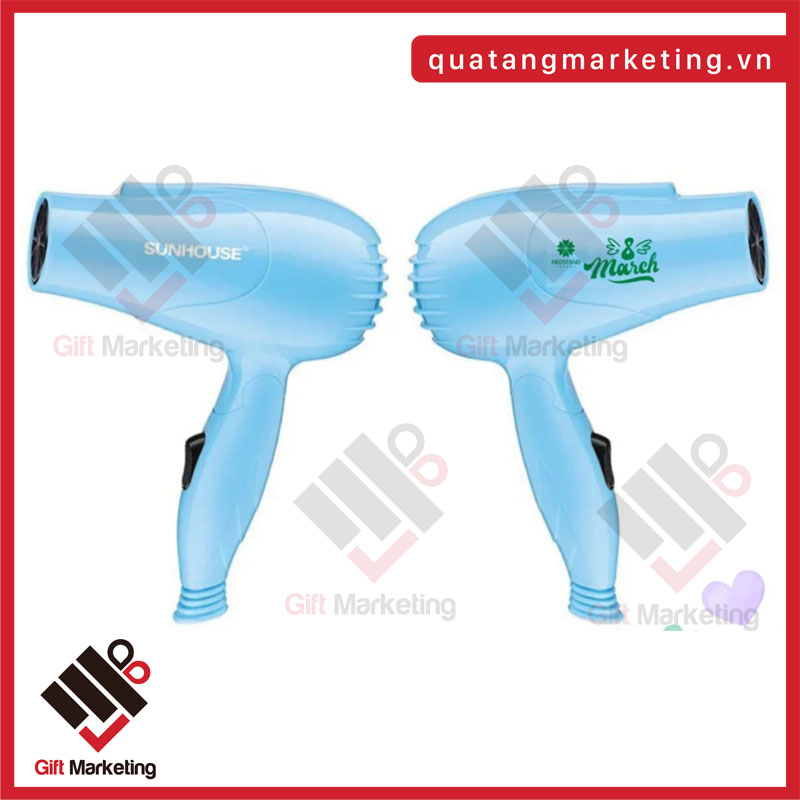Máy sấy tóc ion âm in logo - điểm chạm tinh tế trong trải nghiệm thương hiệu