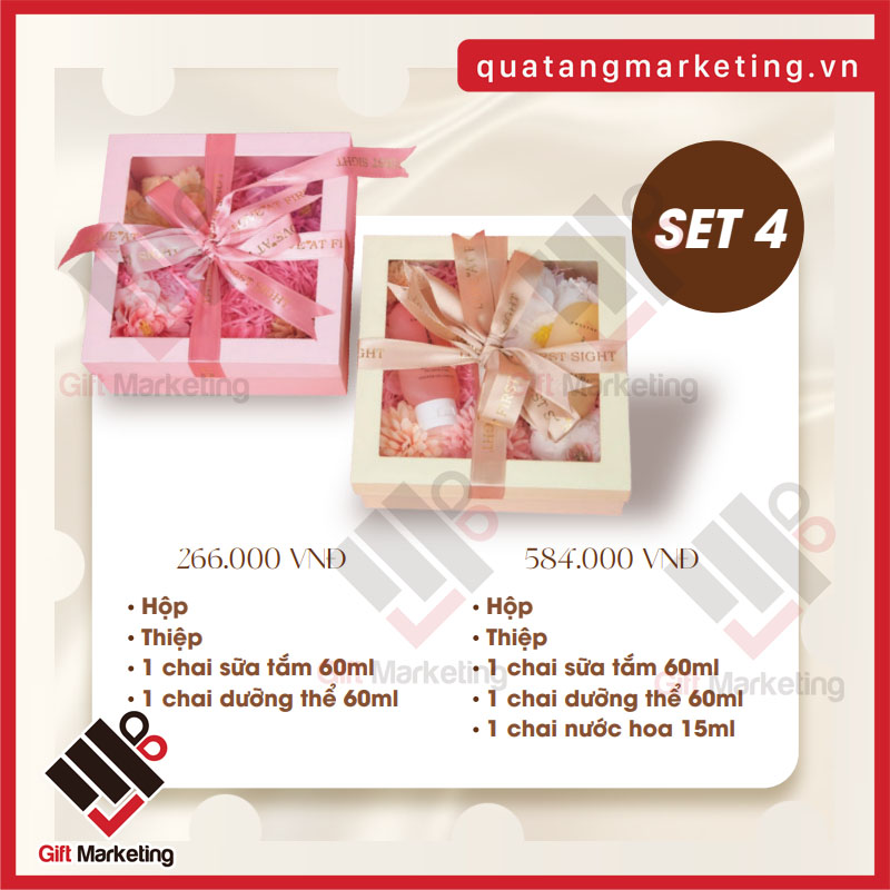 Set nước hoa quà tặng tầm trung trọn bộ - 584k