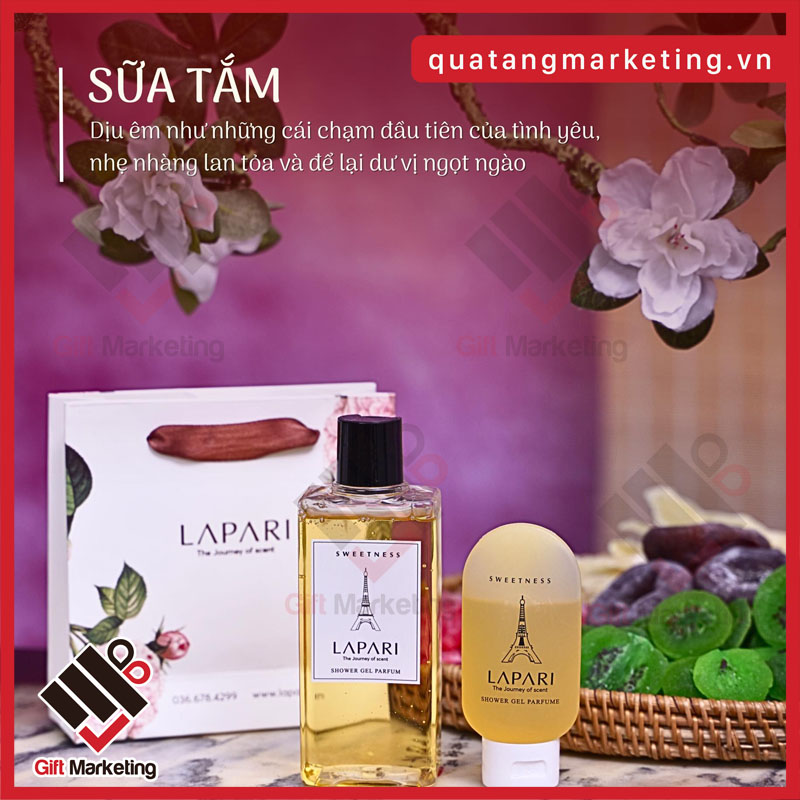 Shower gel Lapari – Hương thơm từ bộ sưu tập FREEDOM
