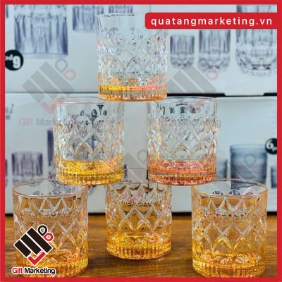 Ly thủy tinh in logo – Chạm tinh tế, ghi dấu thương hiệu bền vững