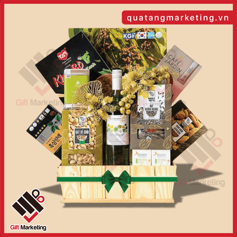 Giỏ quà Tết 2 triệu tài lộc