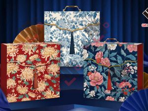 Vỏ hộp quà Tết Gấm Vóc: Giải pháp đóng gói cao cấp giúp doanh nghiệp nâng tầm quà biếu