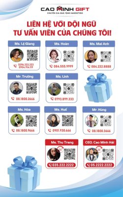 Danh sách các nhân viên tư vấn tận tâm tại Cao Minh Gift