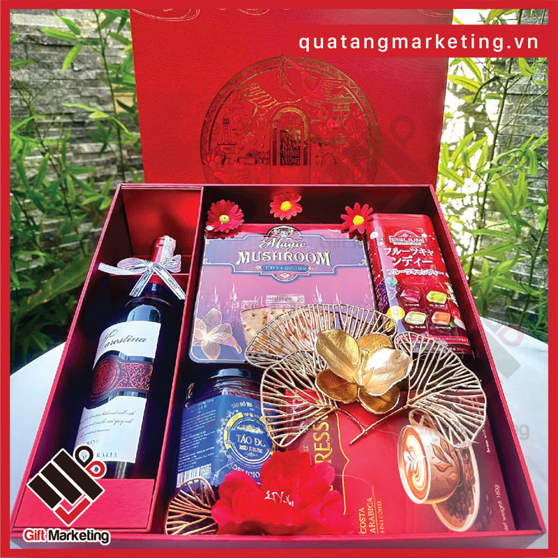 Hộp quà Tết doanh nghiệp Hưng Vượng Đại Cát
