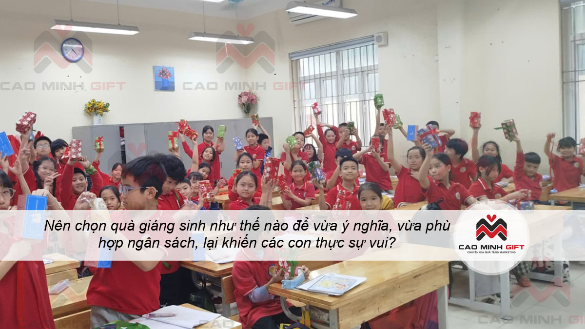Quà giáng sinh cho học sinh cấp 1: khi món quà trở thành ký ức tuổi thơ