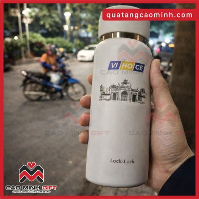 Bình giữ nhiệt in logo - Quà tặng dự án xây dựng trọng điểm thường được lựa chọn