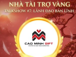 Cao Minh Gift - Nhà tài trợ vàng sự kiện Lãnh đạo bản lĩnh