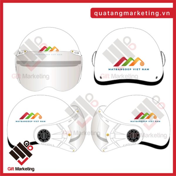 Cao Minh Gift - Chuyên cung cấp mũ bảo hiểm có kính in ấn theo yêu cầu số lượng lớn giá tốt - Hotline 05.2222.2222