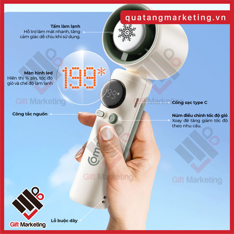 Quạt sò lạnh Comet CRF1202