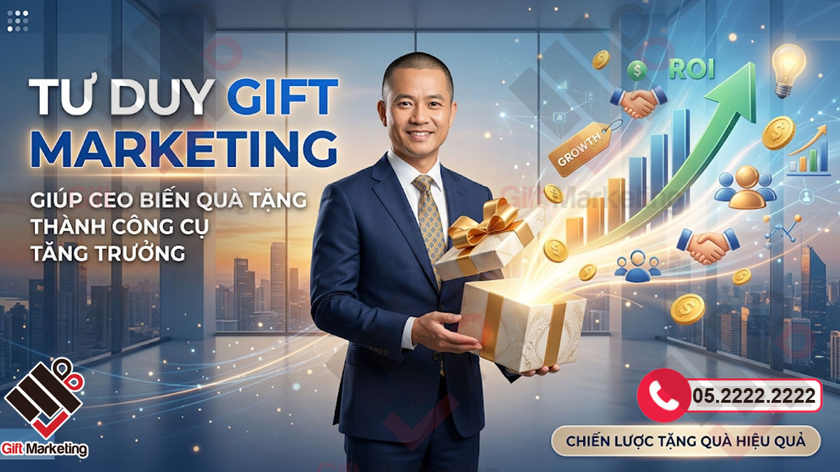 Tư duy Gift Marketing giúp CEO biến quà tặng thành công cụ tăng trưởng