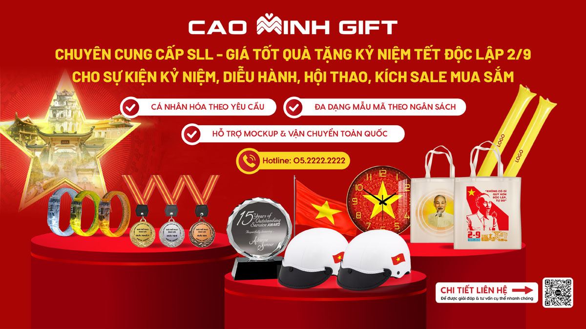 Cao Minh Gift – Đồng hành cùng doanh nghiệp trong mùa Quốc khánh