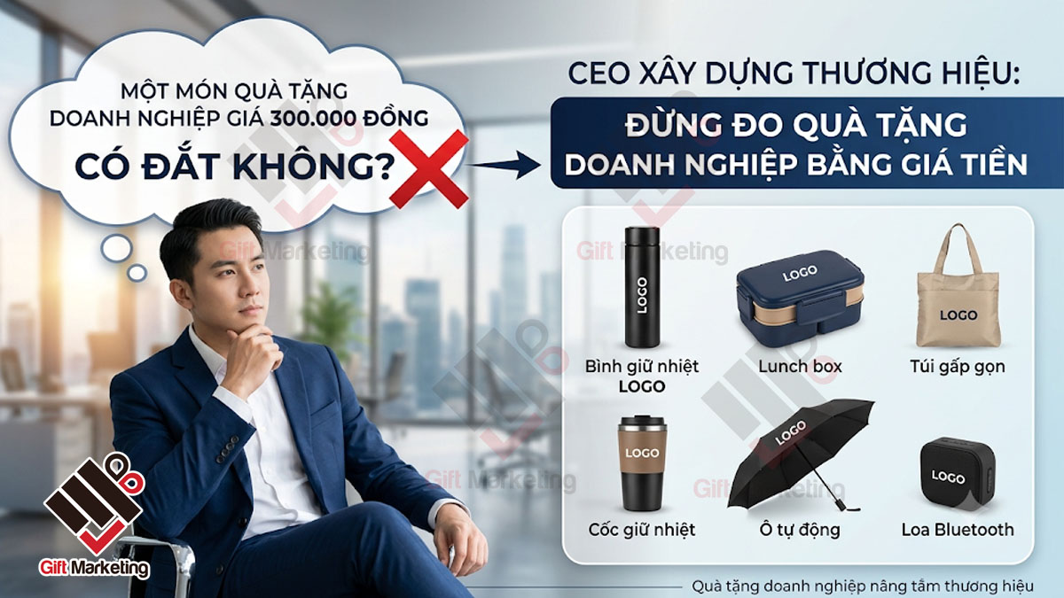 CEO xây dựng thương hiệu: Đừng đo quà tặng doanh nghiệp bằng giá tiền