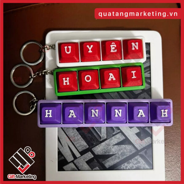 Keycaps custom - móc khóa bàn phím mix chữ theo yêu cầu