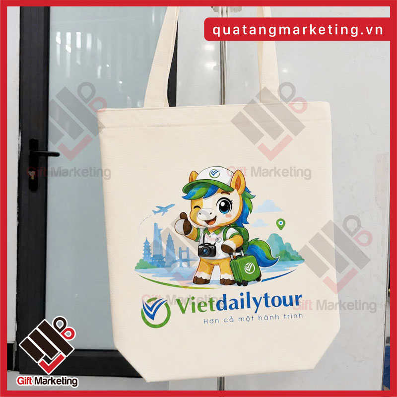Túi vải - Quà tặng khách hàng số lượng lớn giá tốt để lại trải nghiệm tiếp xúc cao