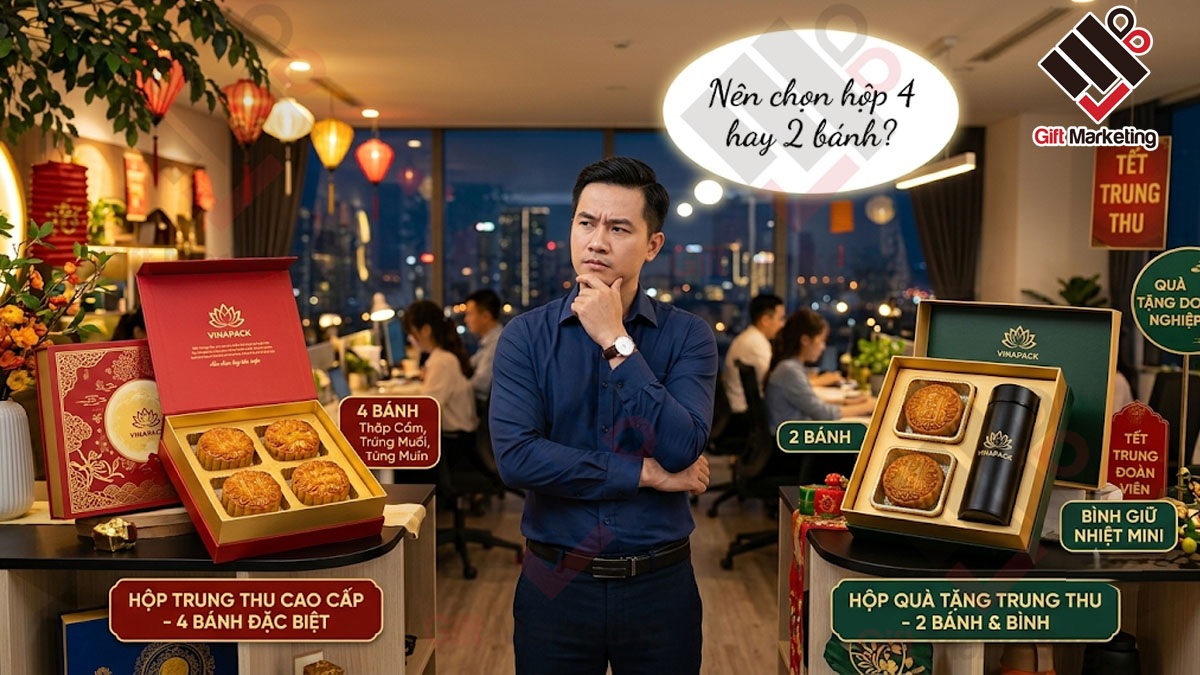 Vì sao doanh nghiệp này bỏ hộp bánh trung thu 4 cái để chọn hộp 2 bánh?