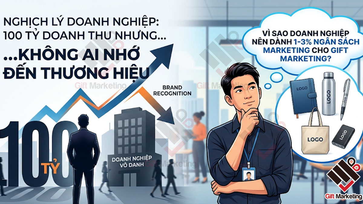Vì sao doanh nghiệp nên dành 1–3% ngân sách Marketing cho Gift Marketing?