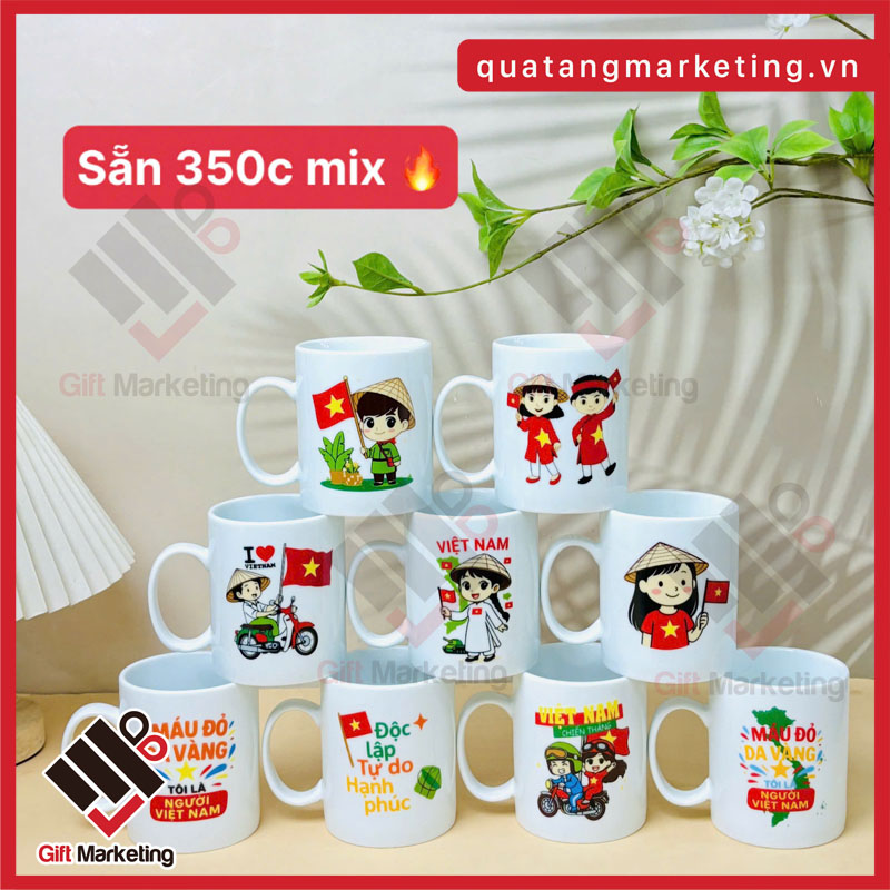Cốc sứ là quà tặng hữu ích phù hợp với nhiều đối tượng nhận