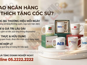 Vì sao ngân hàng rất thích tặng cốc sứ? Góc nhìn từ chuyên gia quà tặng
