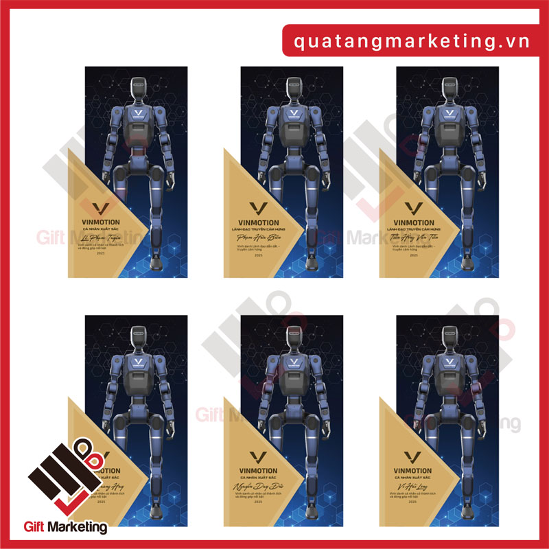 Cao Minh Gift - Cung cấp cúp vinh danh VINMOTION theo yêu cầu số lượng lớn giá tốt