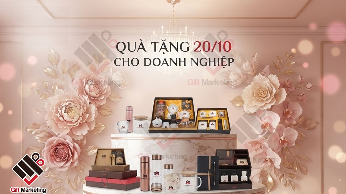 Quà tặng 20/10 cho doanh nghiệp: 25+ ý tưởng 2026