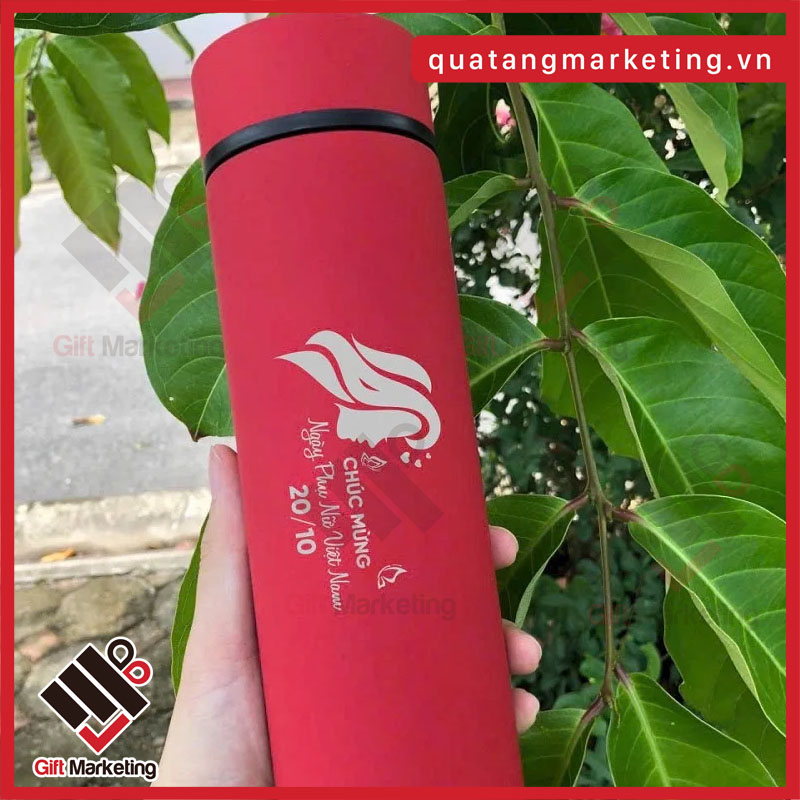 Đặt bình giữ nhiệt in logo làm quà tặng 20-10 cho doanh nghiệp