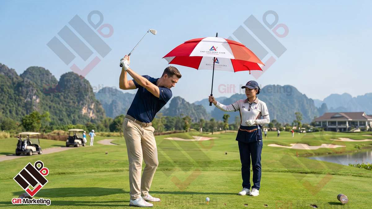 Quà tặng golf cao cấp: Vì sao ô chống lật được golfer đánh giá cao?