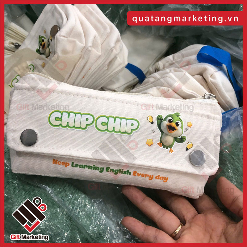 Chuyên cung cấp túi đựng bút in logo theo yêu cầu số lượng lớn giá tốt