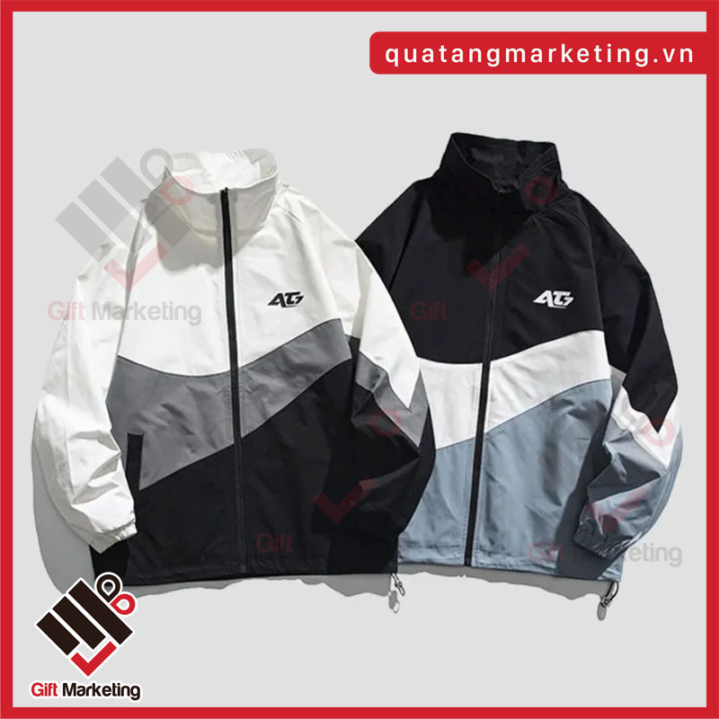 Áo khoác gió in/thêu logo – quà doanh nghiệp chuẩn bị cho mùa cuối năm