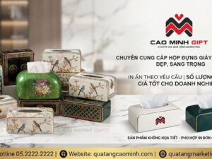 TOP 10 mẫu hộp đựng giấy ăn gốm sứ đẹp, sang trọng