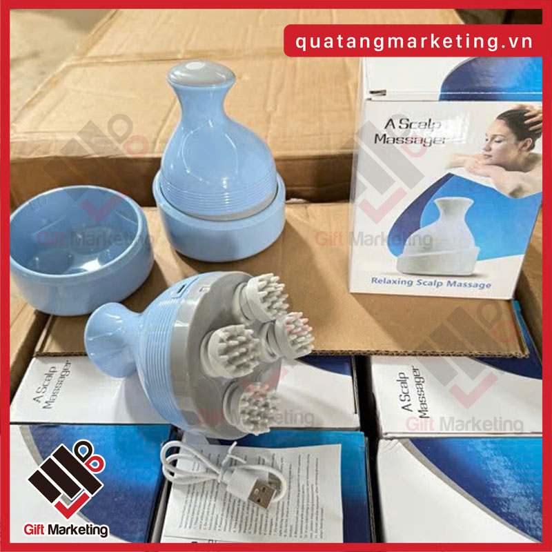 Máy massage đầu cầm tay Rubi – Trải nghiệm thư giãn tinh thần