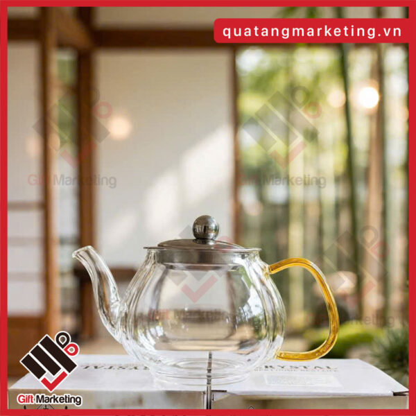 Cao Minh Gift - Cung cấp ấm trà thủy tinh in ấn theo yêu cầu số lượng lớn giá tốt